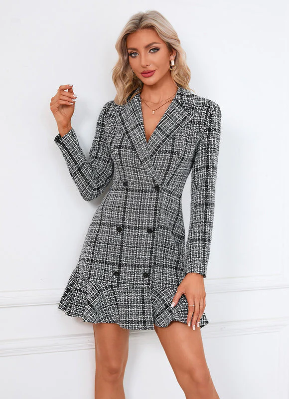 Robe Chemise Rayée Noir Et Blanc