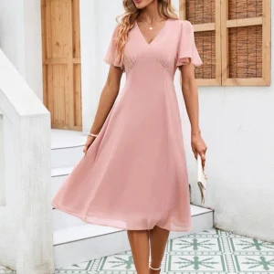 Robe Femme Rose Poudré