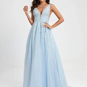 Robe De Bal Aquarelle Éthérée