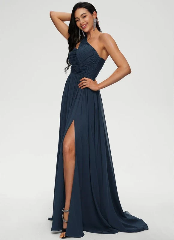 Robe De Bal Asymétrique Fluide – Image 6