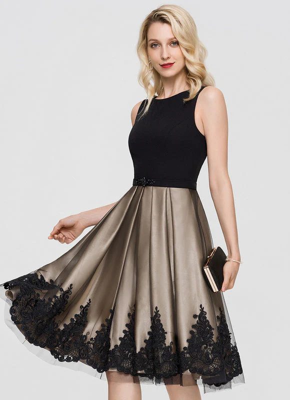 Robe Cocktail Élégante À Broderies – Image 2