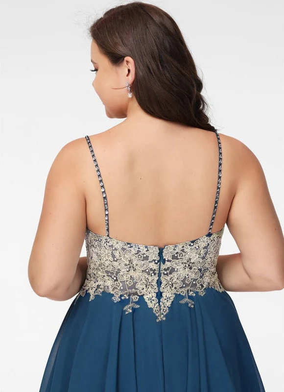 Robe De Bal Bleu Poudré Chic – Image 9