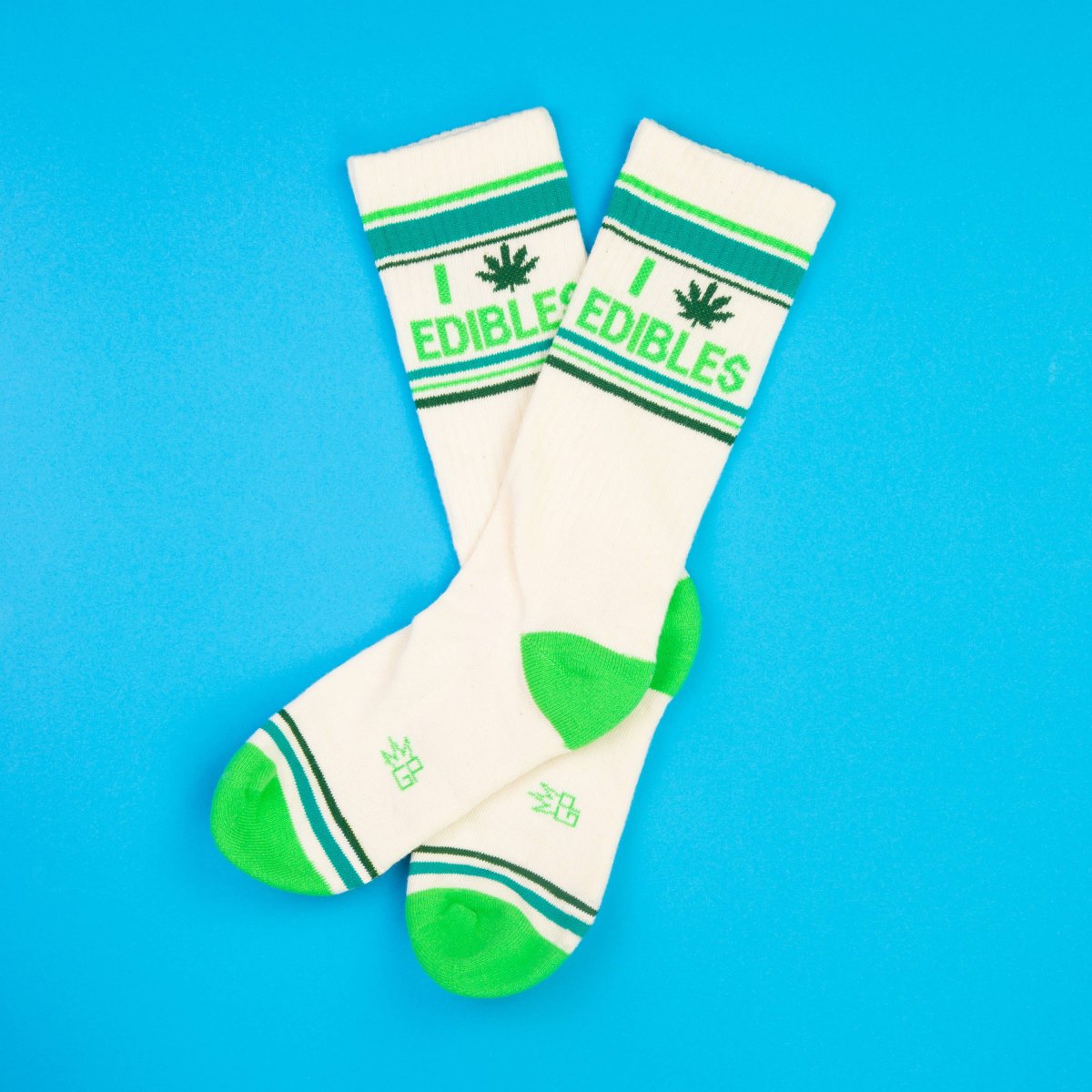 Chaussettes de Sport "I 💚 Edibles" – Image 3