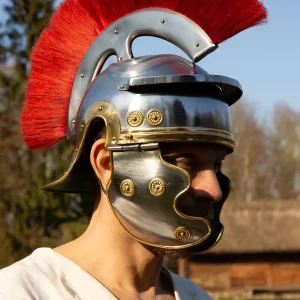 Roman Trooper – Casque romain avec plume GN
