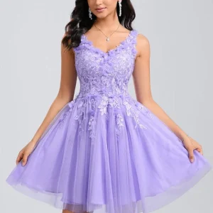 Robe De Bal Tulle Lavande