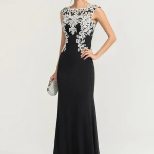 Robe Fourreau Élégante À Broderies