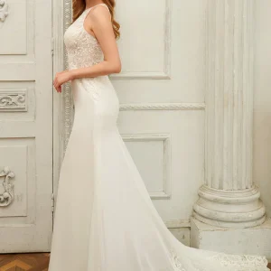 Robe De Mariée Élégante En Dentelle