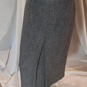 Jupe longue laine marron