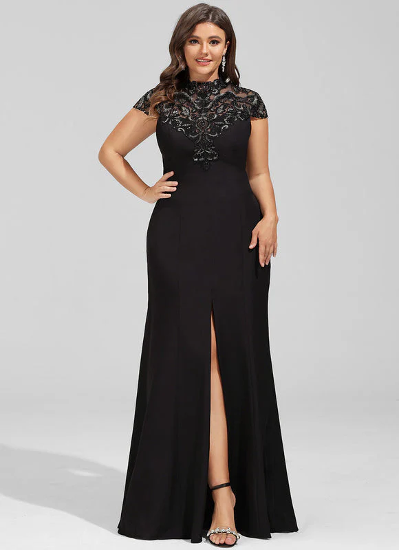 Robe Fourreau Élégante À Fente – Image 9