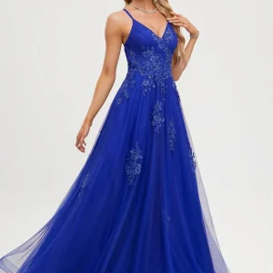 Robe De Bal Tulle Azur
