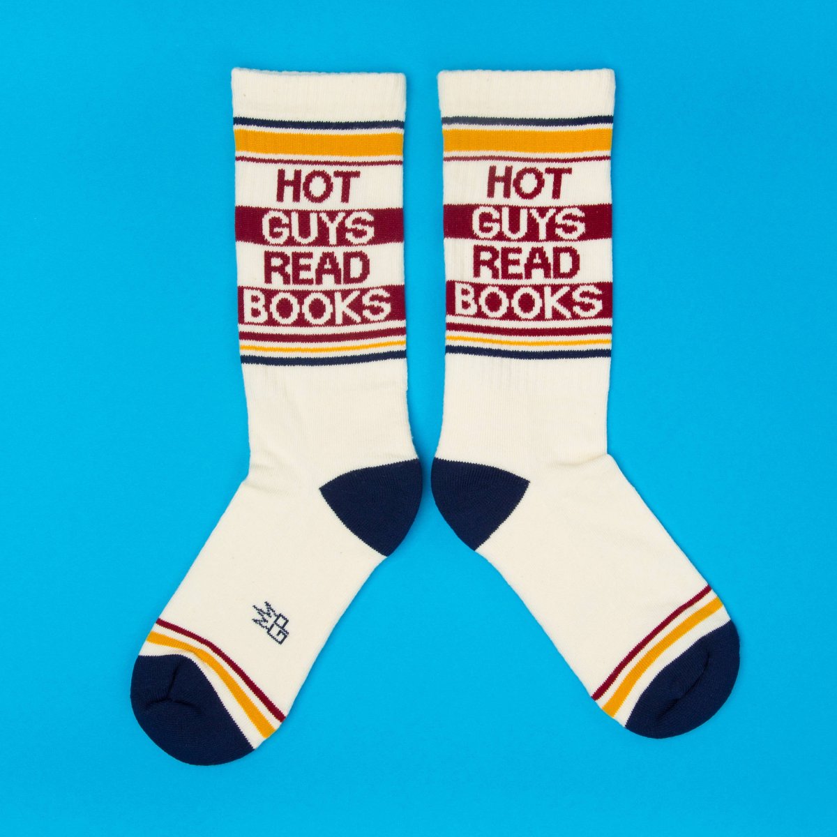 Chaussettes de sport "Hot Guys Read Books" – Image 6