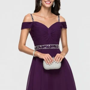 Robe De Bal Courte Étoilée