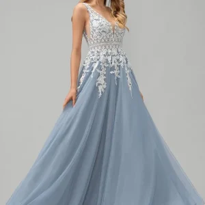 Robe De Bal De Bal Tulle Étoilé