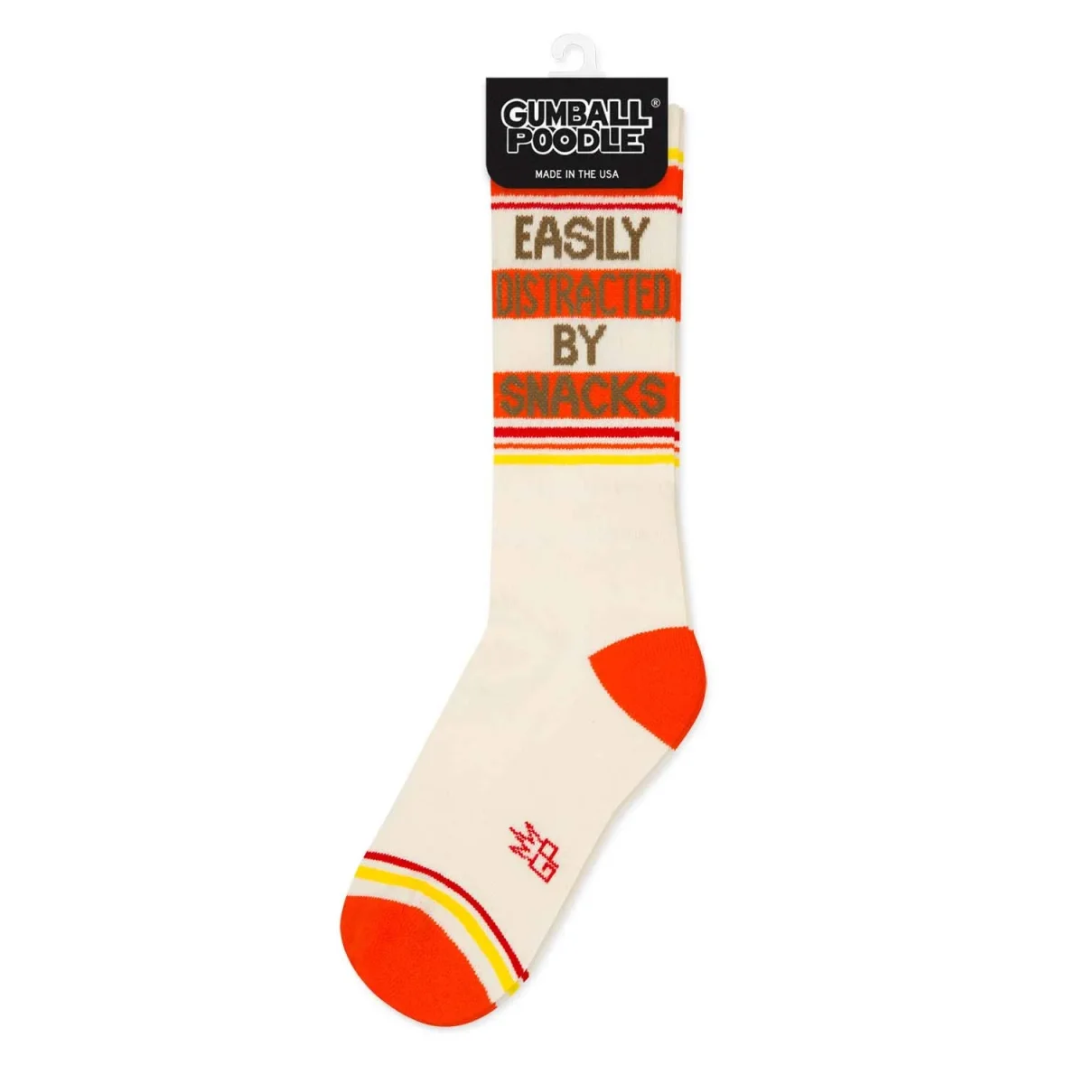 Chaussettes de sport "Easily Distracted By Snacks" – Image 4