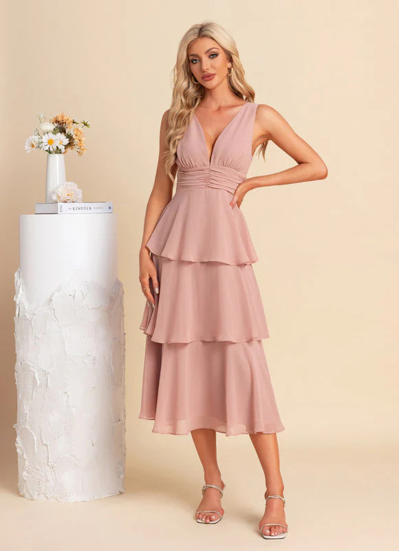 Robe Vintage Rose Poudré – Image 3