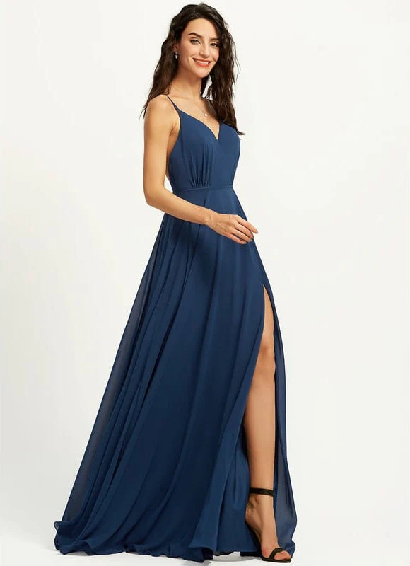 Robe De Bal Bordeaux Fluide – Image 5