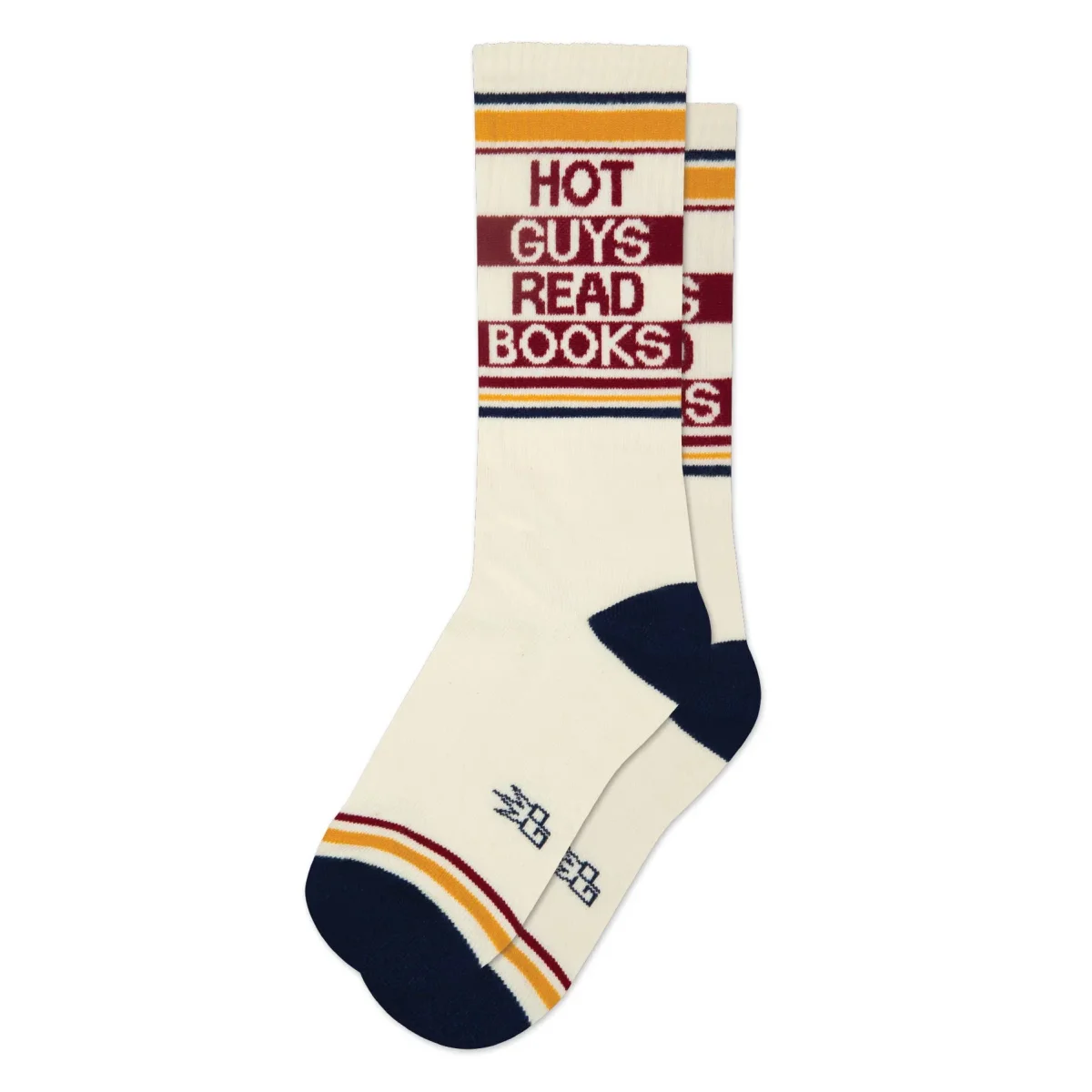 Chaussettes de sport "Hot Guys Read Books"