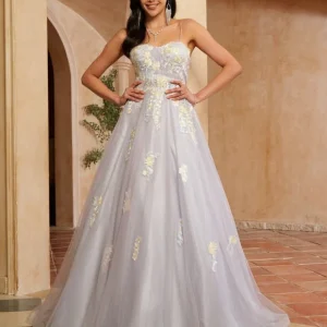 Robe De Bal Tulle Embellie