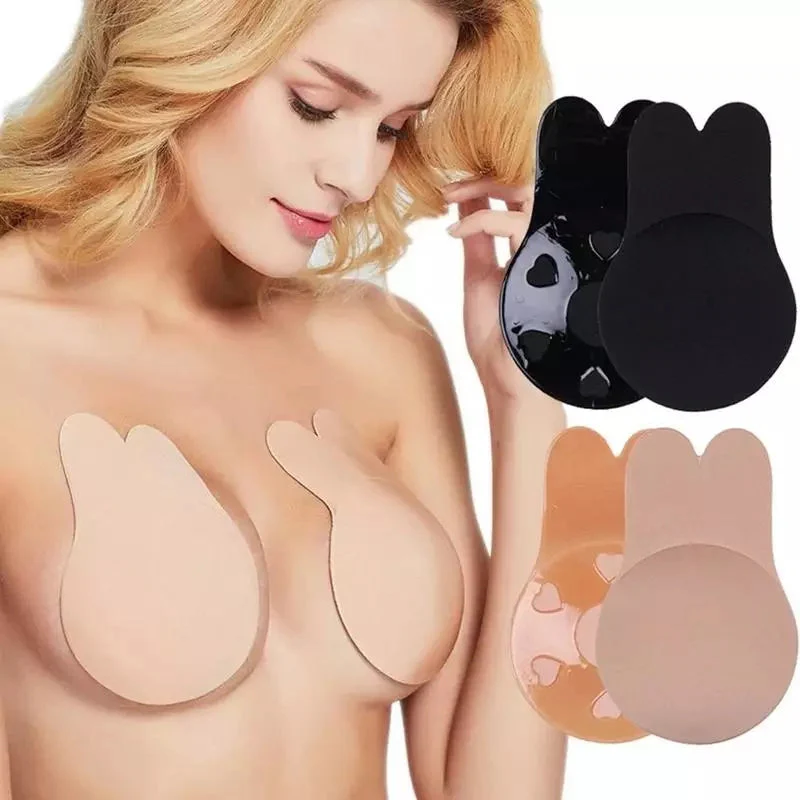 Soutien-gorge adhésif remonte seins .. Adhesive bra lifts