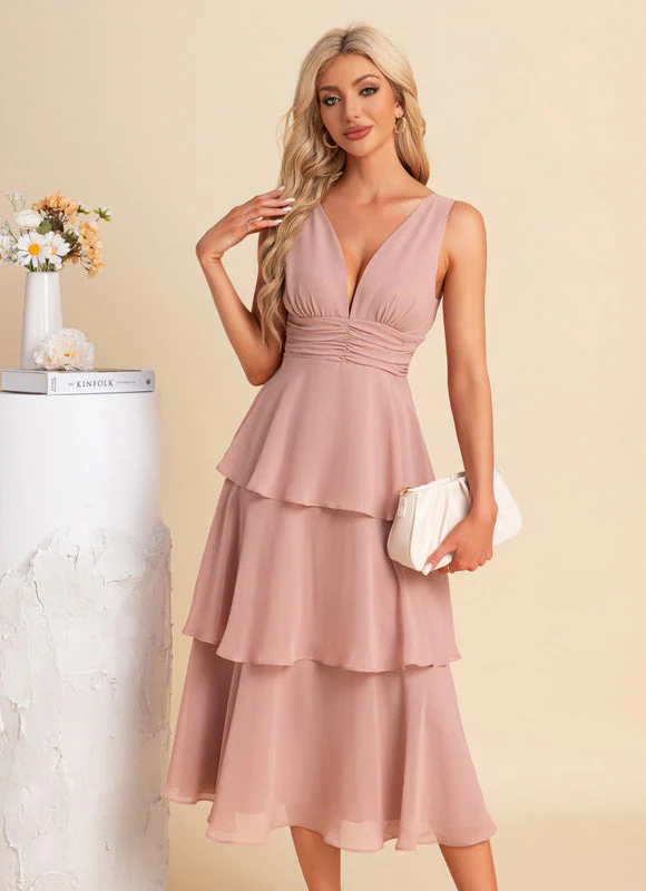 Robe Vintage Rose Poudré – Image 7