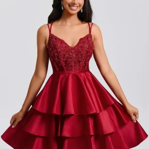Robe Rouge Bal De Promo
