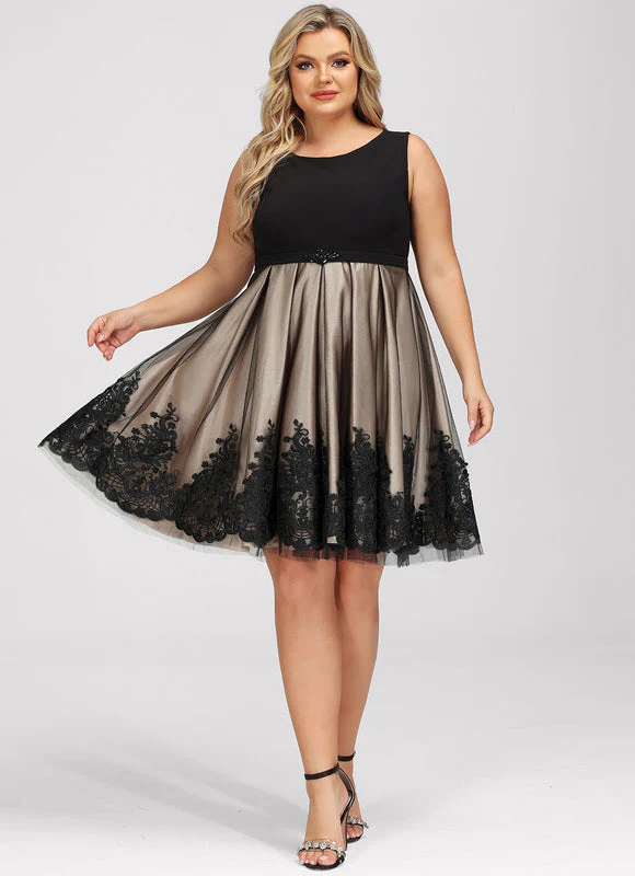 Robe Cocktail Élégante À Broderies – Image 5