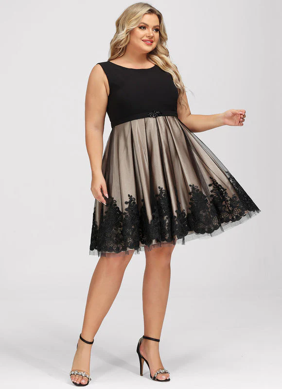 Robe Cocktail Élégante À Broderies – Image 9