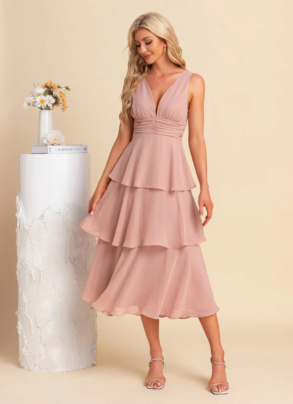 Robe Vintage Rose Poudré – Image 8