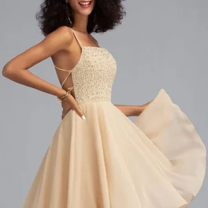 Robe De Bal Mousseline Éclatante