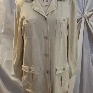 Saharienne lin jaune maïs