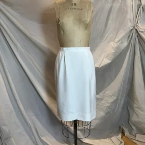 Jupe tailleur blanche