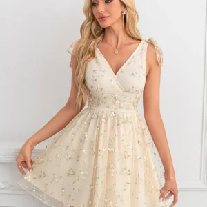 Robe De Bal Tulle Brodée