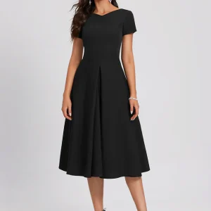 Robe Trapèze Chic Col V.