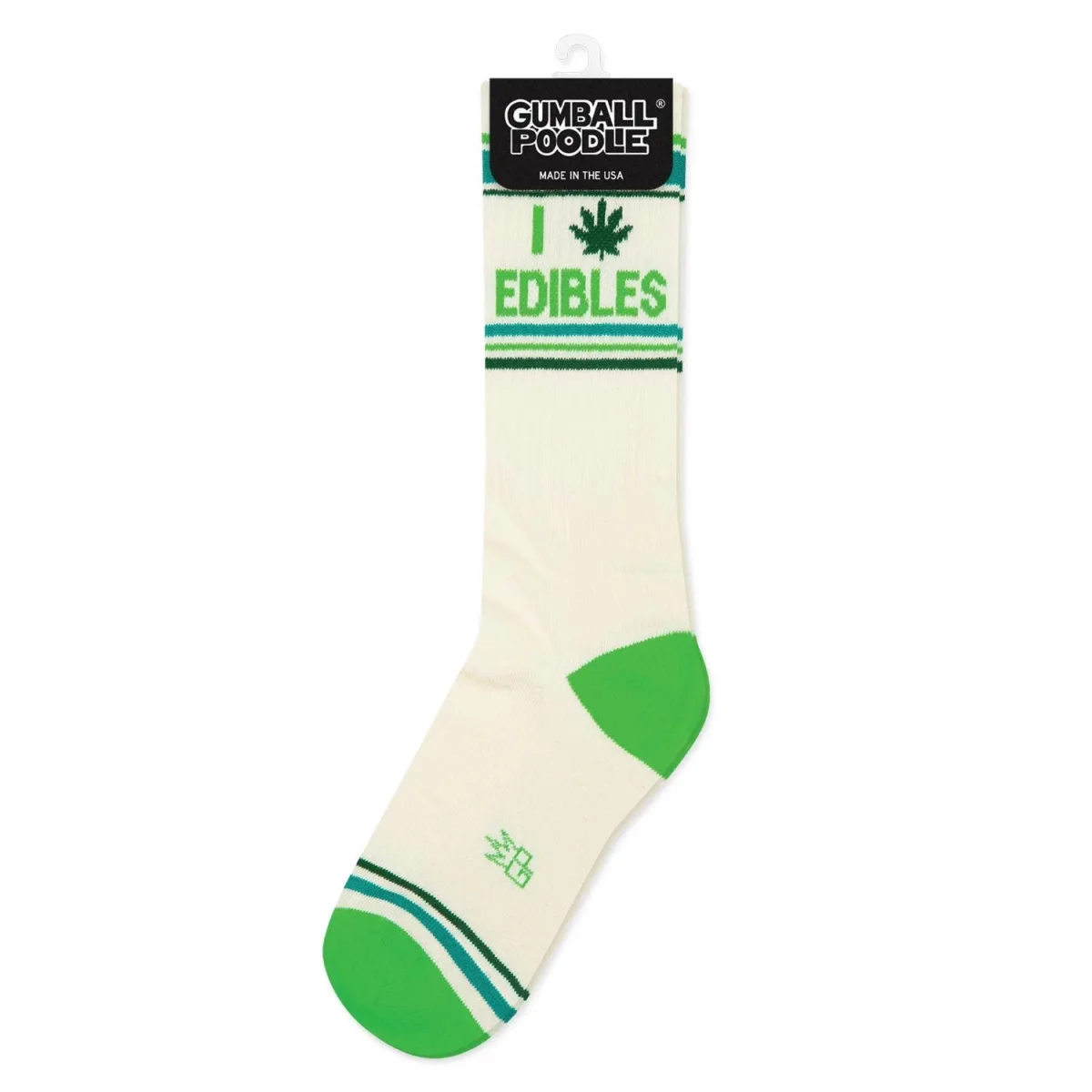 Chaussettes de Sport "I 💚 Edibles" – Image 4