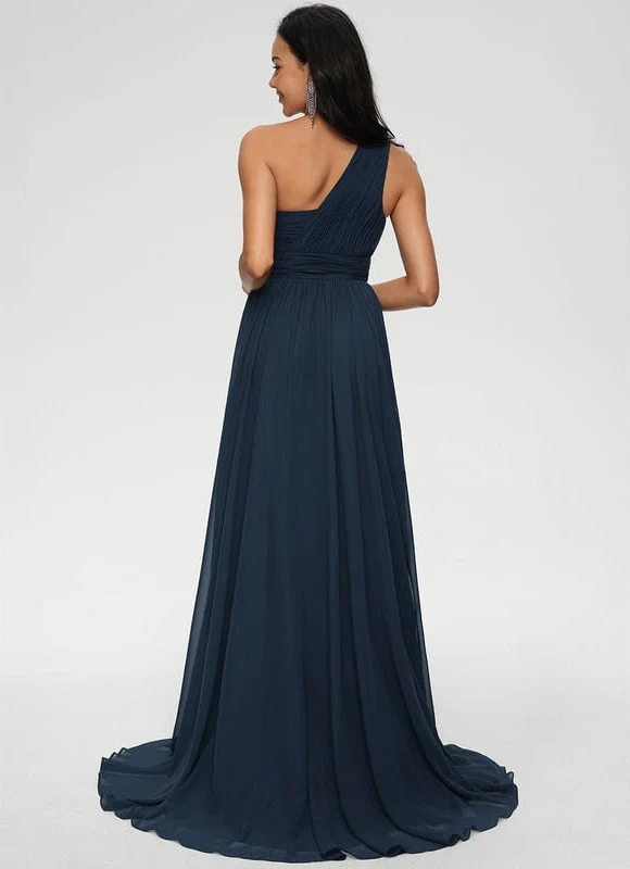 Robe De Bal Asymétrique Fluide – Image 3