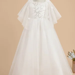 Robe Enfant Tulle Nuptiale Élégante