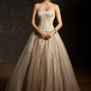 Robe De Bal Tulle Beige