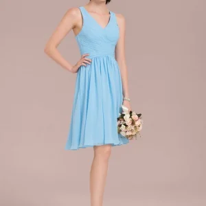 Robe De Bal Mousseline Bordeaux