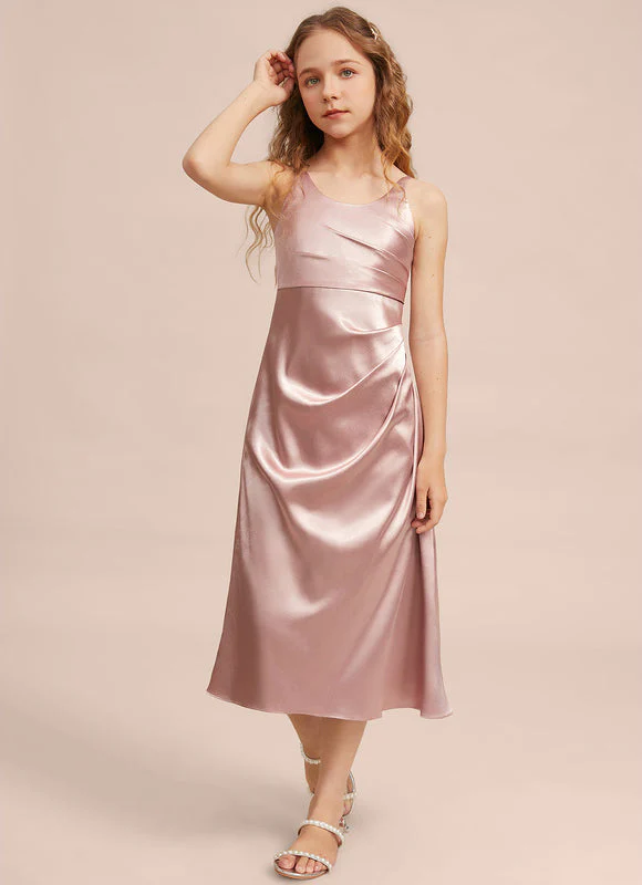 Robe Lin Rose Poudré – Image 3