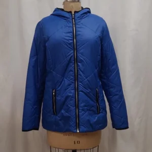 Manteau doudoune bleu