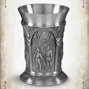 Albrecht Dürer (chevaliers) - verre a bière (13.5cm)