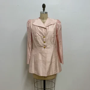 Veston de soie brute