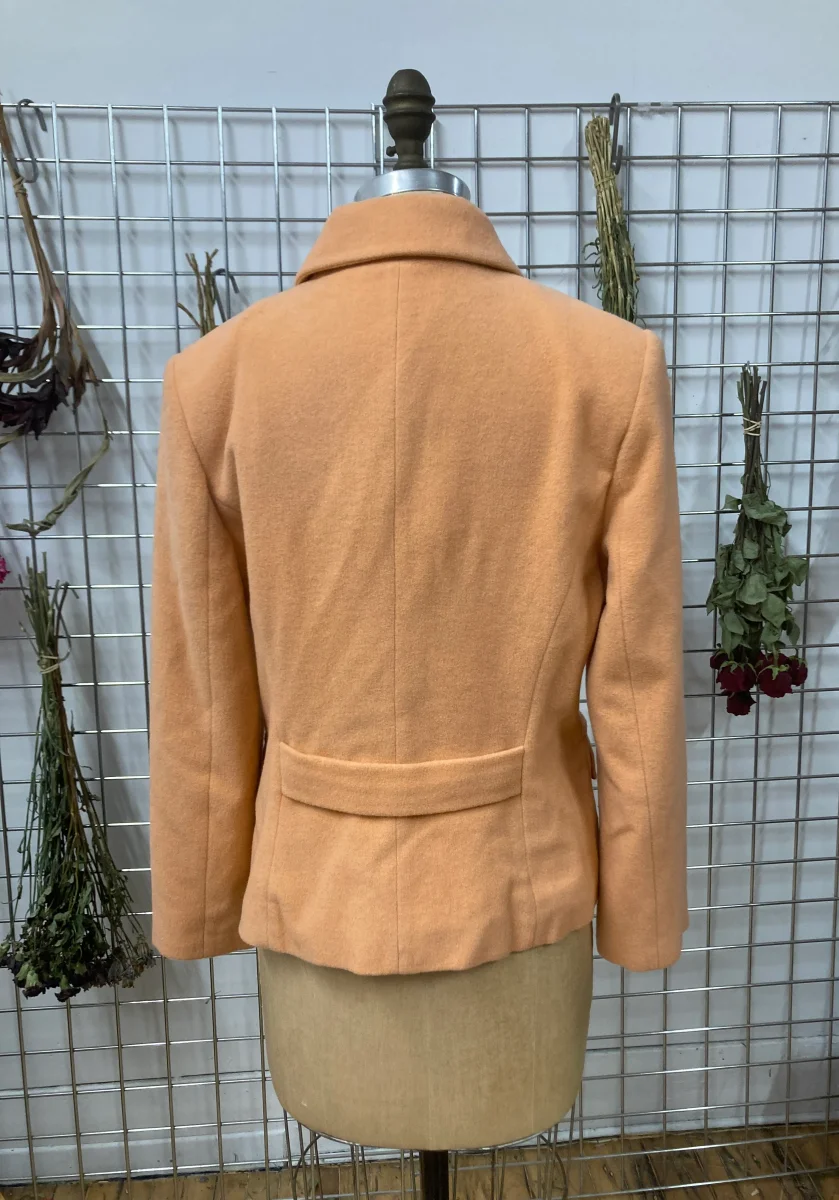 Veston de laine rose saumon – Image 4