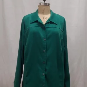 Surchemise microsuède verte Taille +