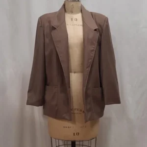 Veste de laine taupe
