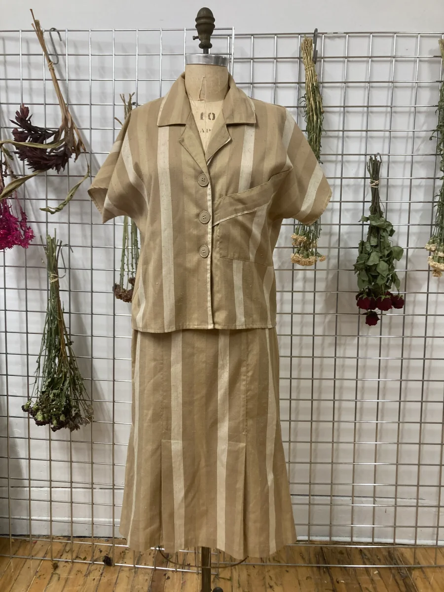 Blouse rayures beiges – Image 5