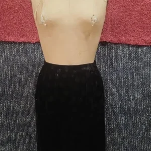 Mini-jupe velours à pois brillants