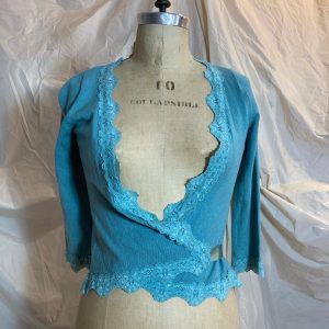 Cache-coeur turquoise