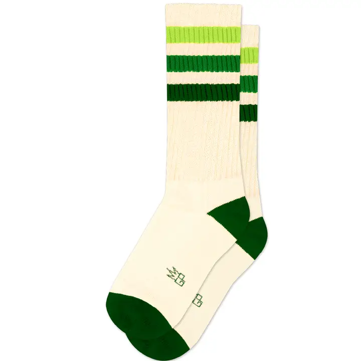 Greg retro gym socks à rayures vertes – Image 6