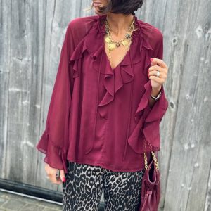 Blouse TAYLOR Bordeaux